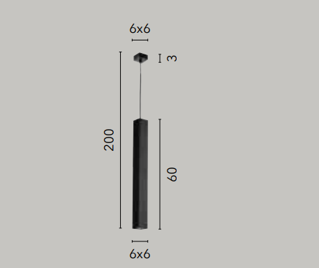 Sospensione quadra 1XGU10 non incl. 60 cm bianco-nero-oro-corten FLUKE-SQ Sospensione quadra 1XGU10 non incl. 60 cm bianco-nero-oro-corten FLUKE-SQ